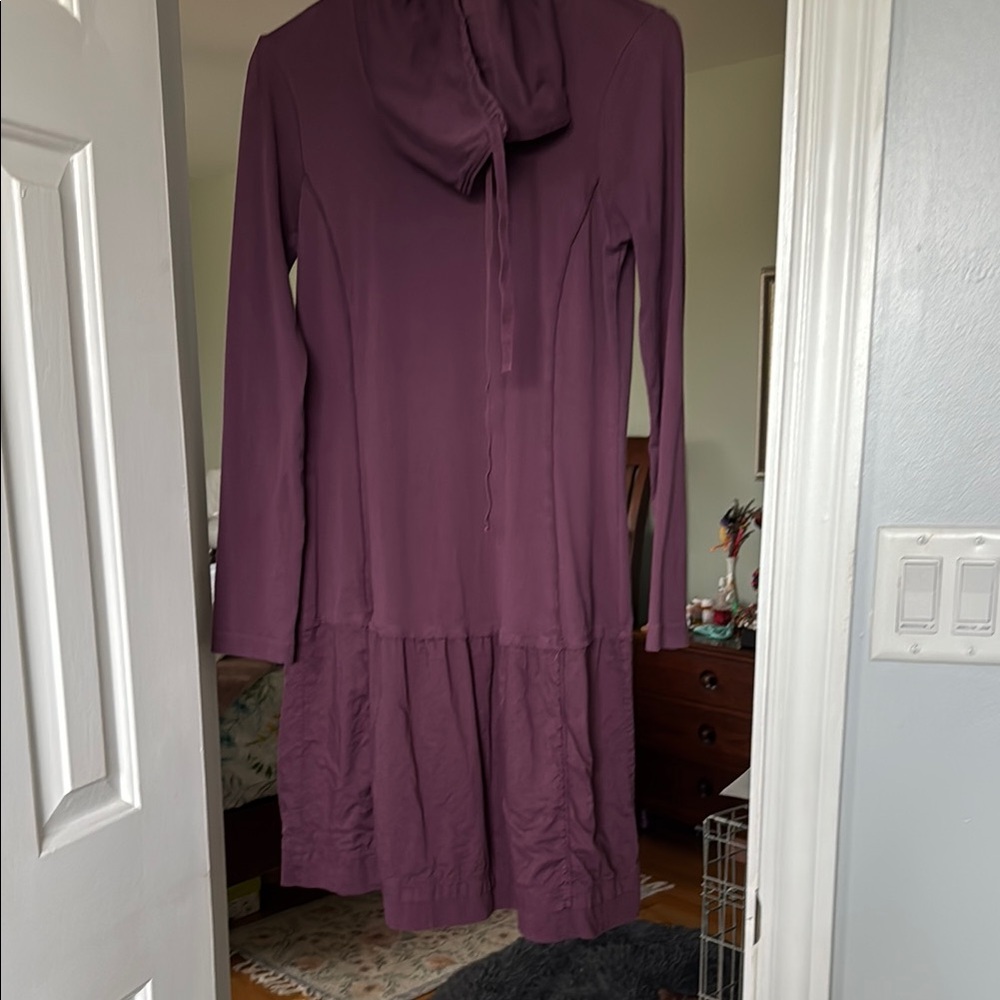 Elegant burgundy Women's Dress